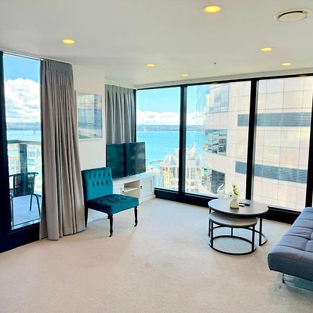 Апартаменты Magnificent Skytower, Sea, Habour View In Cbd Окленд Экстерьер фото